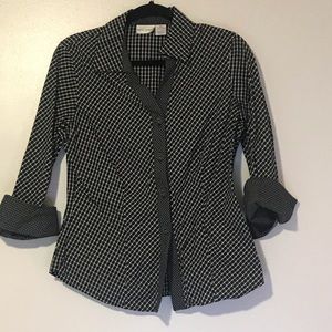 Harve Benard Button down with detailed sleeves